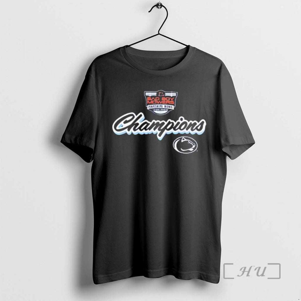 Officials Penn State Nittany Lions Pinstripe Bowl Champions 2025 T-Shirts, Hoodie, Sweatshirt | RetroVerseTees.com