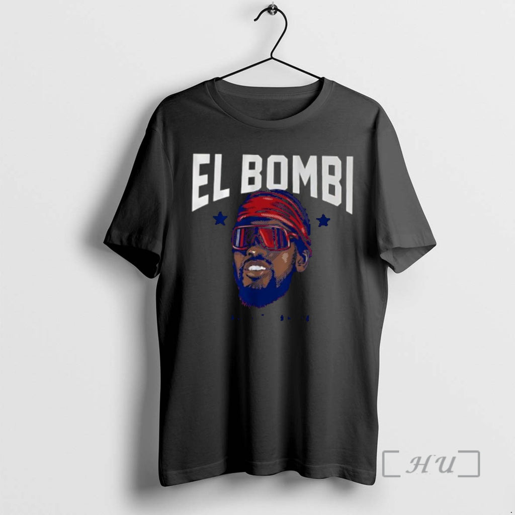 Officials Philadelphia Phillies Adolis Garcia El Bombi Big Head T-Shirts, Hoodie, Sweatshirt | RetroVerseTees.com