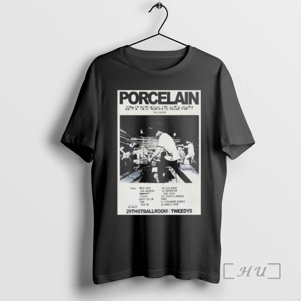 Officials Porcelain Nye In Austin Tx On Dec 31 2025 T-Shirts, Hoodie, Sweatshirt | RetroVerseTees.com