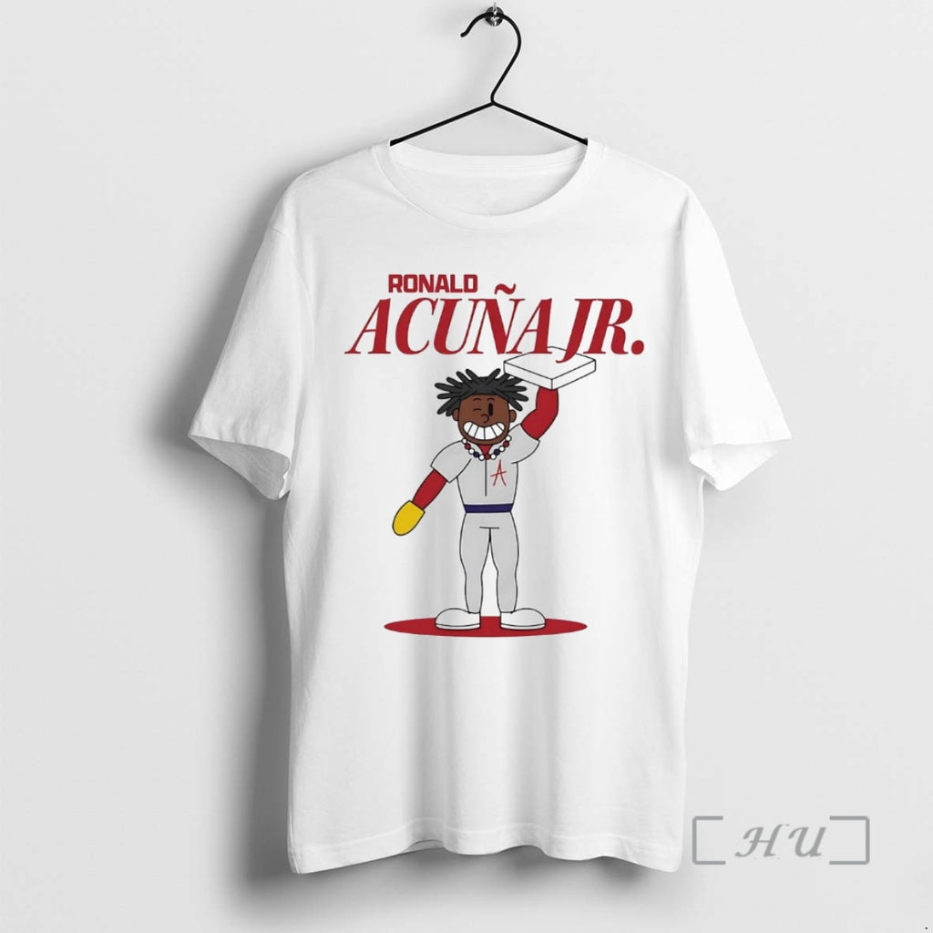 Officials Ronald Acuna Jr Cartoon Atlanta Braves T-Shirts, Hoodie, Sweatshirt | RetroVerseTees.com