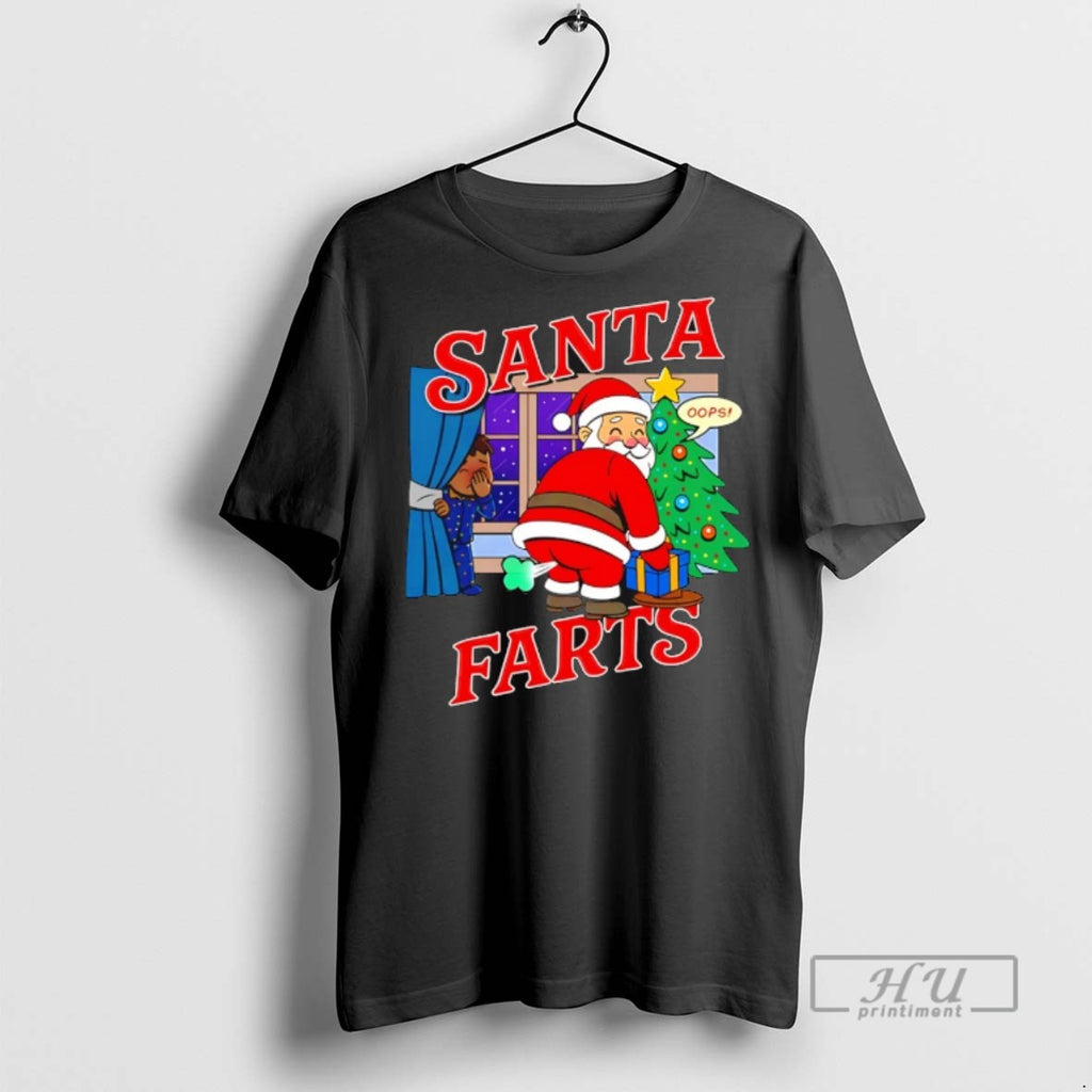 Officials Santa Claus Farts Christmas Meme T Shirts