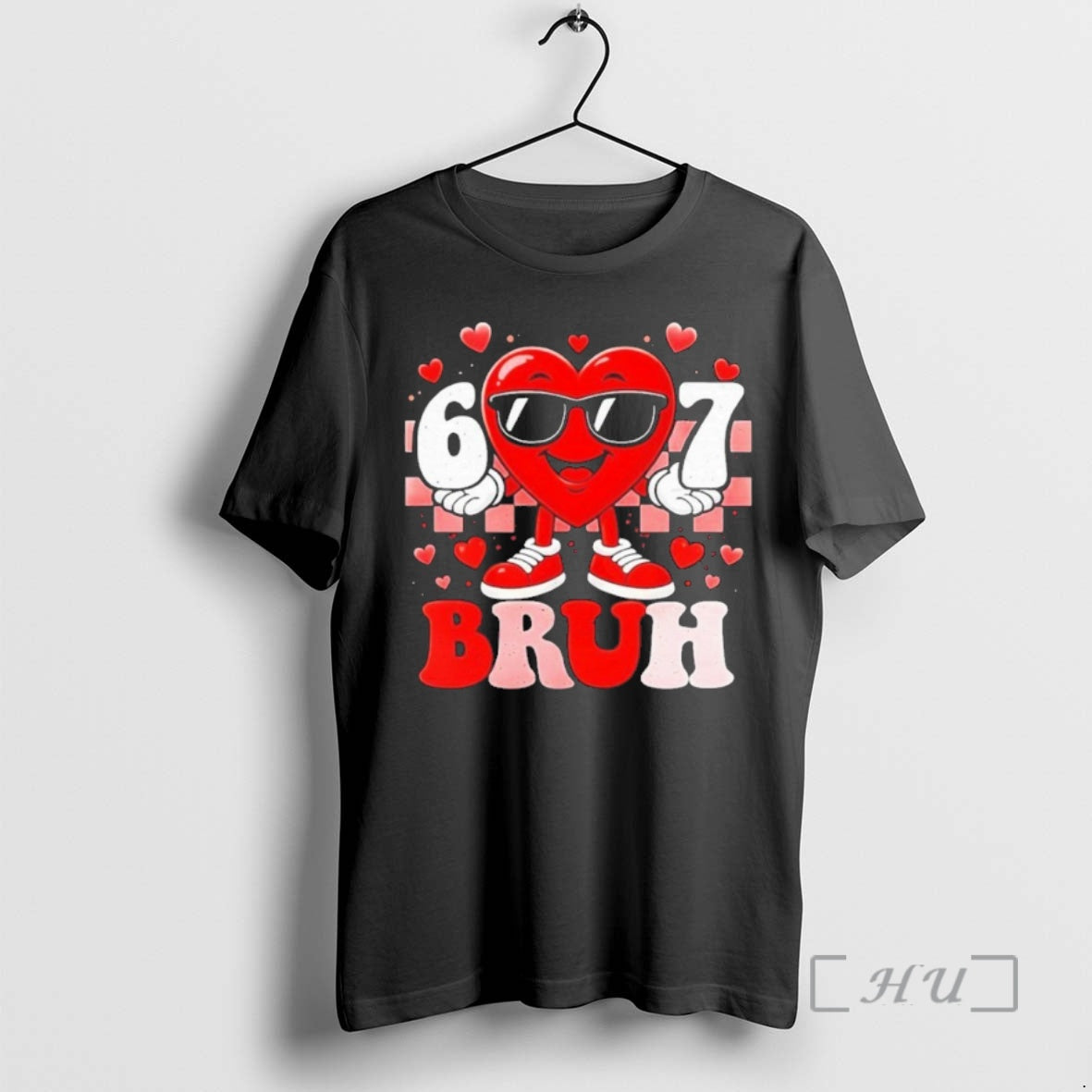 Officials Six Seven 67 Bruh 6 7 Meme Funny Cute Valentines Day Premium T Shirts Hoodie, Sweatshirt | RetroVerseTees.com