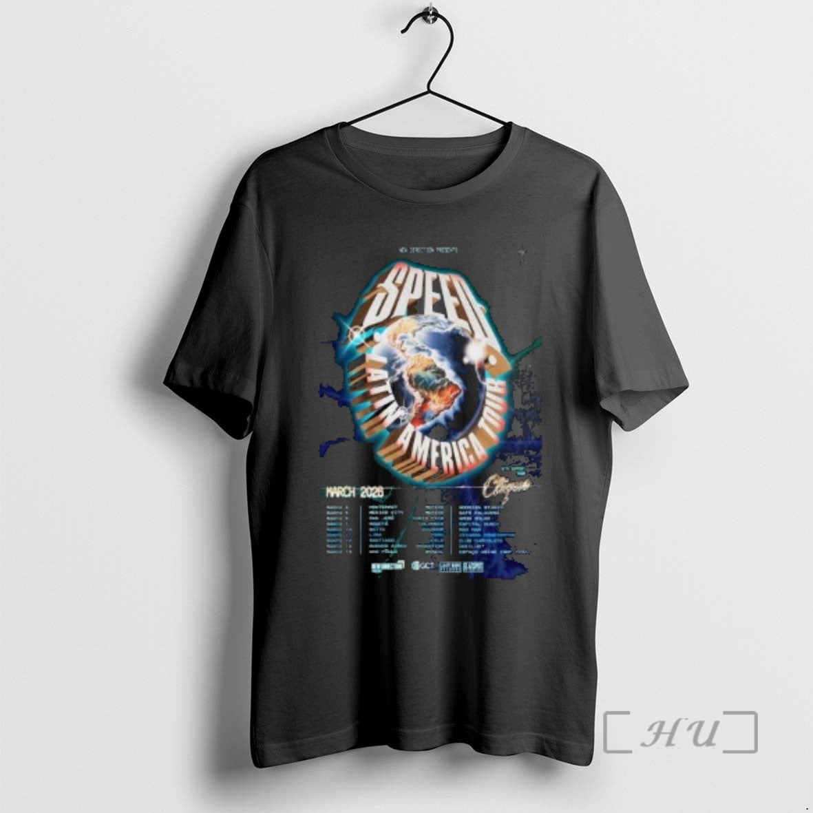 Officials Speed Latin America 2026 Tour Circle Black T-Shirts, Hoodie, Sweatshirt | RetroVerseTees.com