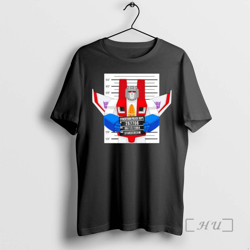 Officials Starscream Cybertron Police Dept T-Shirts, Hoodie, Sweatshirt | RetroVerseTees.com