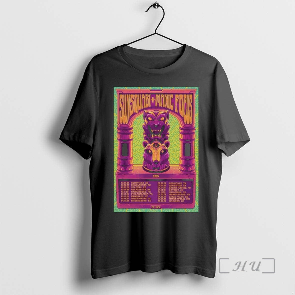 Officials Sunsquabi And Manic Focus Spring Tour 26 T-Shirts, Hoodie, Sweatshirt | RetroVerseTees.com