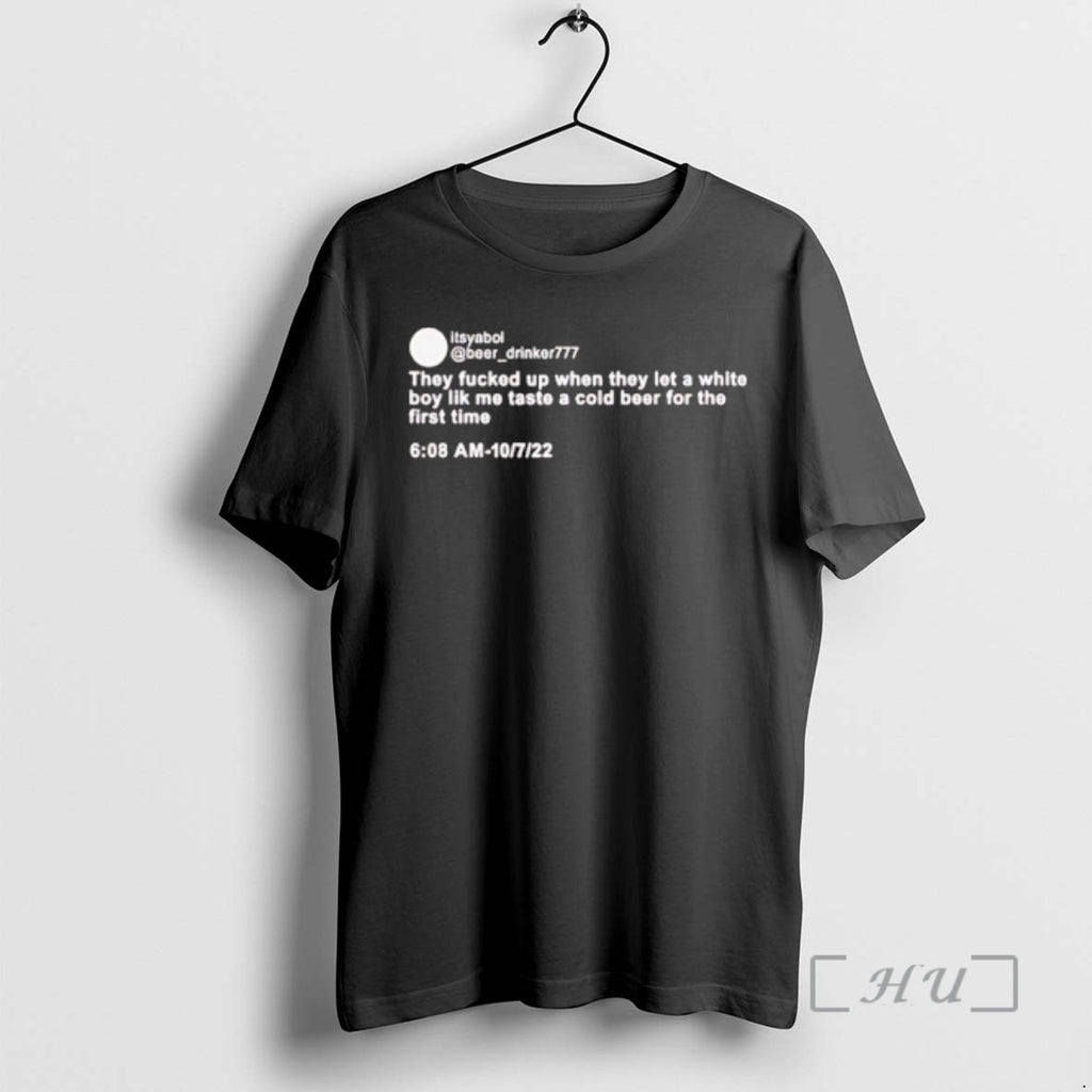 Officials Taste A Cold Beer For The First Time On X Premium T Shirts Sweater Hoodie, Sweatshirt | RetroVerseTees.com