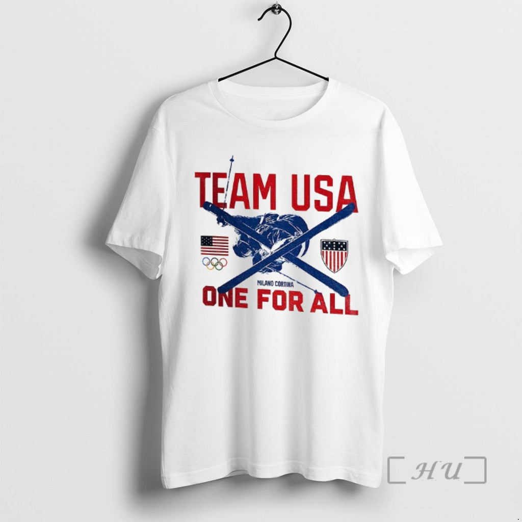 Officials Team Usa Milano Cortina One For All 2026 Olympic T-Shirts, Hoodie, Sweatshirt | RetroVerseTees.com