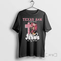 Officials Texas Am Aggies Cross In My Veins Jesus In My Heart Mascot Premium T-Shirts, Hoodie, Sweatshirt