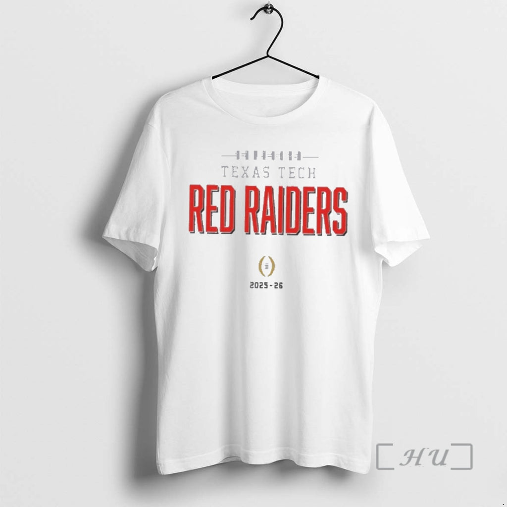 Officials Texas Tech Red Raiders 2025 2026 College Football Playoff Playoff Bound Ruler Premium T-Shirts, Hoodie, Sweatshirt