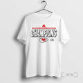 Officials Travis Kelce Kc Chiefs American Football Conference Champions T-Shirts, Hoodie, Sweatshirt | RetroVerseTees.com