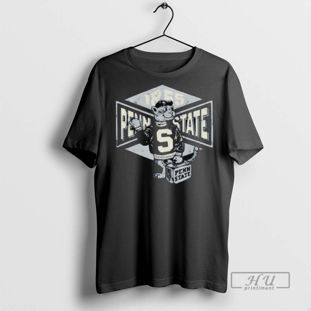 Officials Trendy Penn State Vintage Vault Lion Logo Long Sleve T Shirts