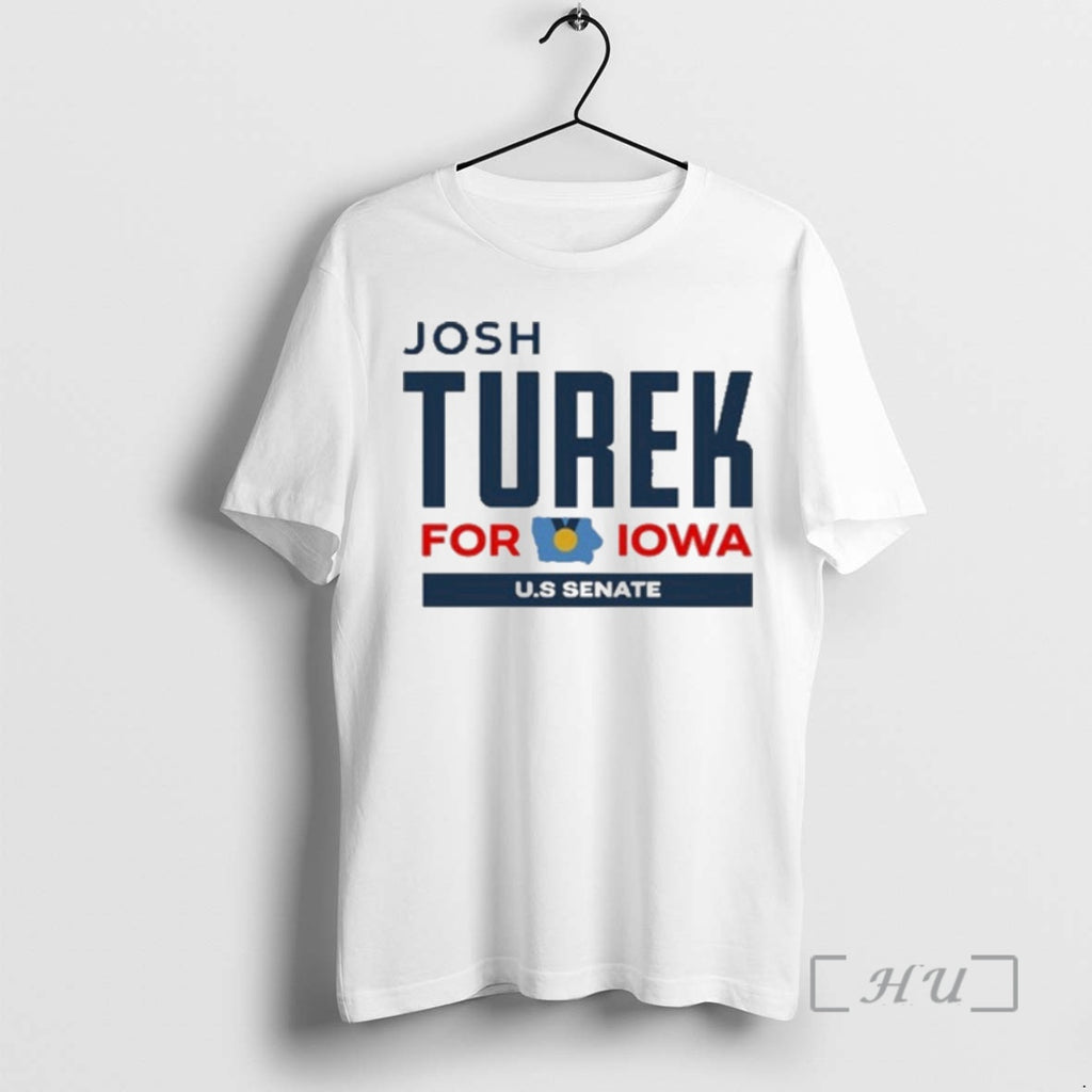 Officials Us Senate Josh Turek For Iowa Logo T-Shirts, Hoodie, Sweatshirt | RetroVerseTees.com