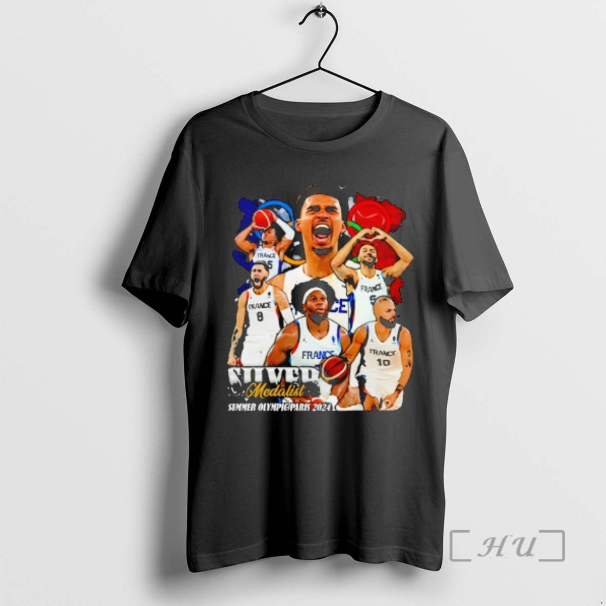Officials Victor Wembanyama San Antonio Spurs Silver Medalist T-Shirts, Hoodie, Sweatshirt | RetroVerseTees.com
