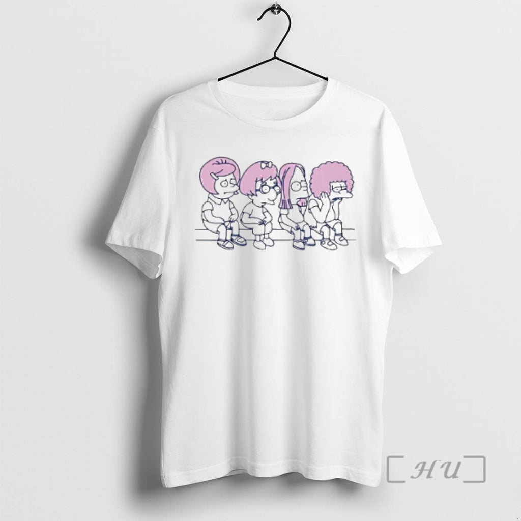 Officials Wigs The Simpsons Characters T-Shirts, Hoodie, Sweatshirt | RetroVerseTees.com