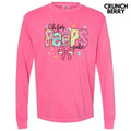 Oh For Peeps Sake Long Sleeve Comfort Colors T-Shirt Hoodie, Sweatshirt | RetroVerseTees.com