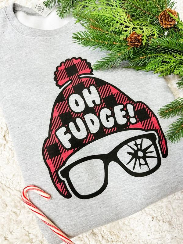 Oh Fudge Graphic Sweatshirt T-Shirts, Hoodie | RetroVerseTees.com