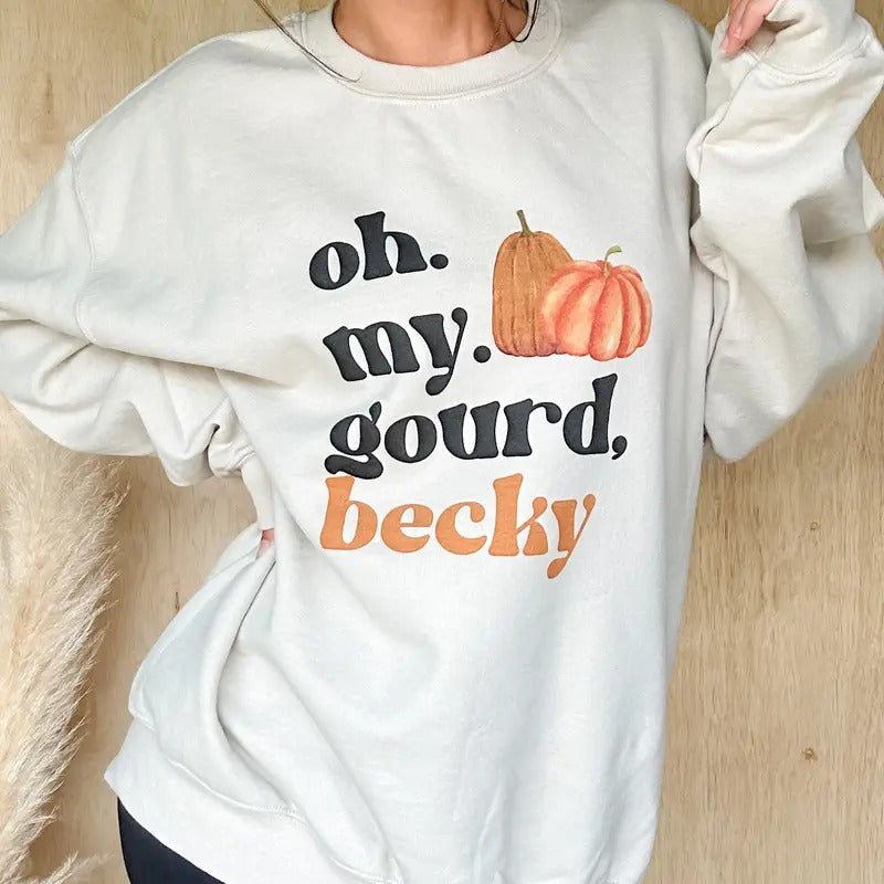 Oh My Gourd Graphic Top T-Shirts, Hoodie, Sweatshirt | RetroVerseTees.com