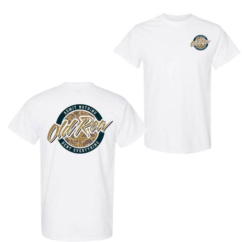 Old Row 80s Camo Circle Pocket T-Shirt, For Men, For Women, Trendy Shirt Hoodie, Sweatshirt | RetroVerseTees.com