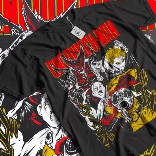 One Punch Man T-shirt Saitama VS Garou Anime Anime Vintage Manga Shirt All Size Hoodie, Sweatshirt | RetroVerseTees.com