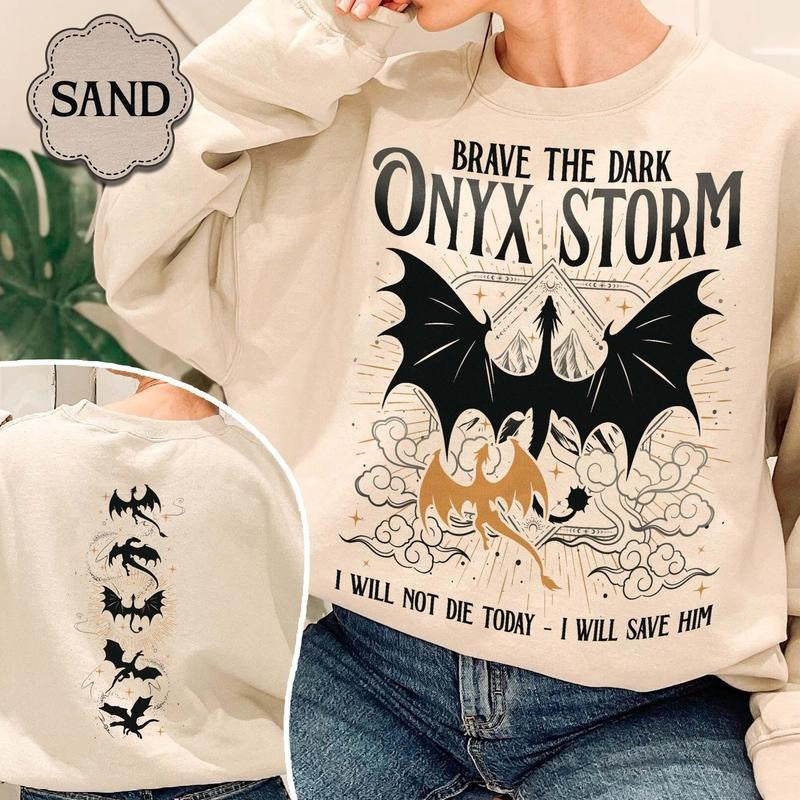 Onyx Storm Sweatshirt, Fourth Wing Series Shirt, Violet Sorrengail Shirt, Fourth Wing Shirt, Basgiath War College...