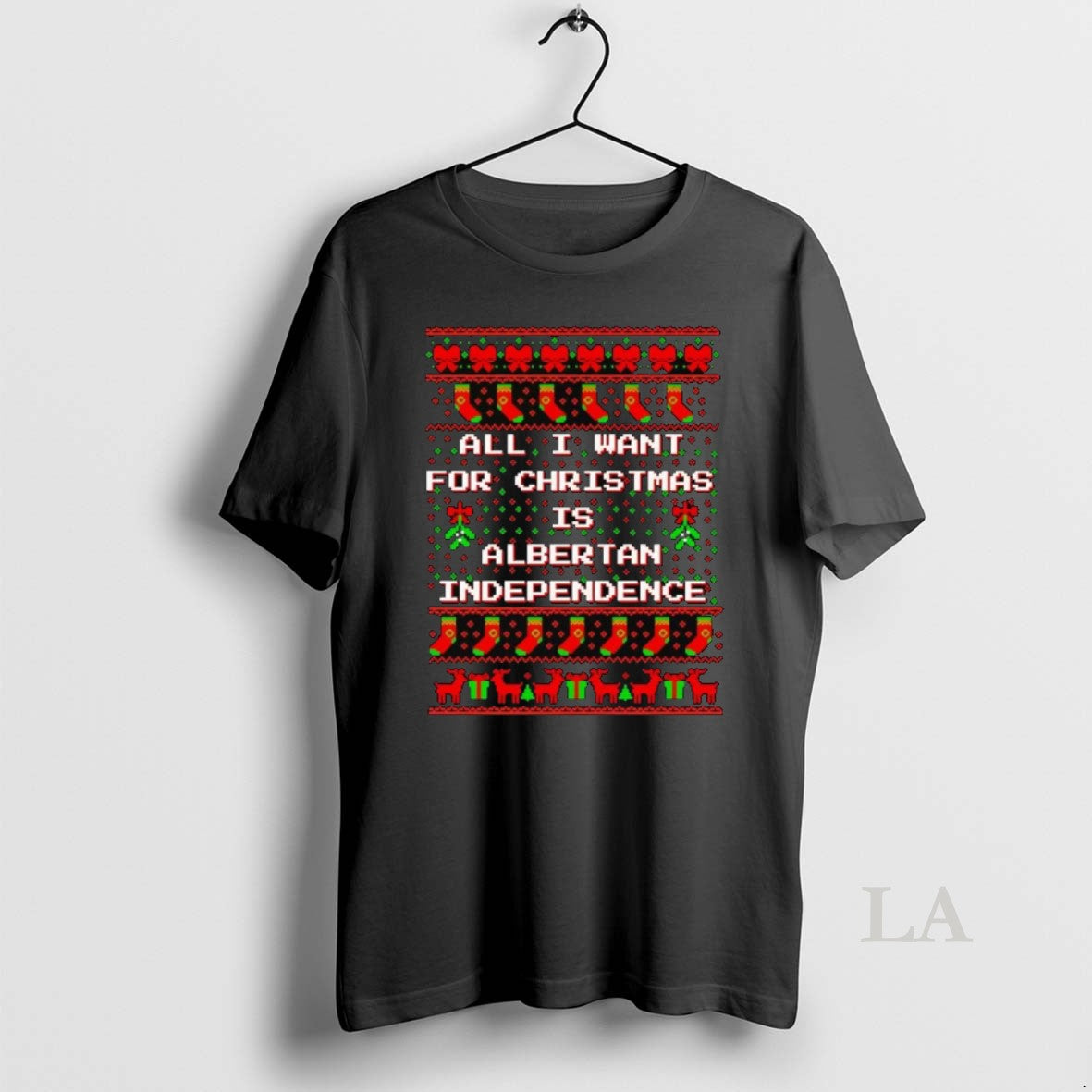 Original All I Want For Christmas Is Alberta Independence Ugly Christmas T-Shirts, Hoodie, Sweatshirt | RetroVerseTees.com