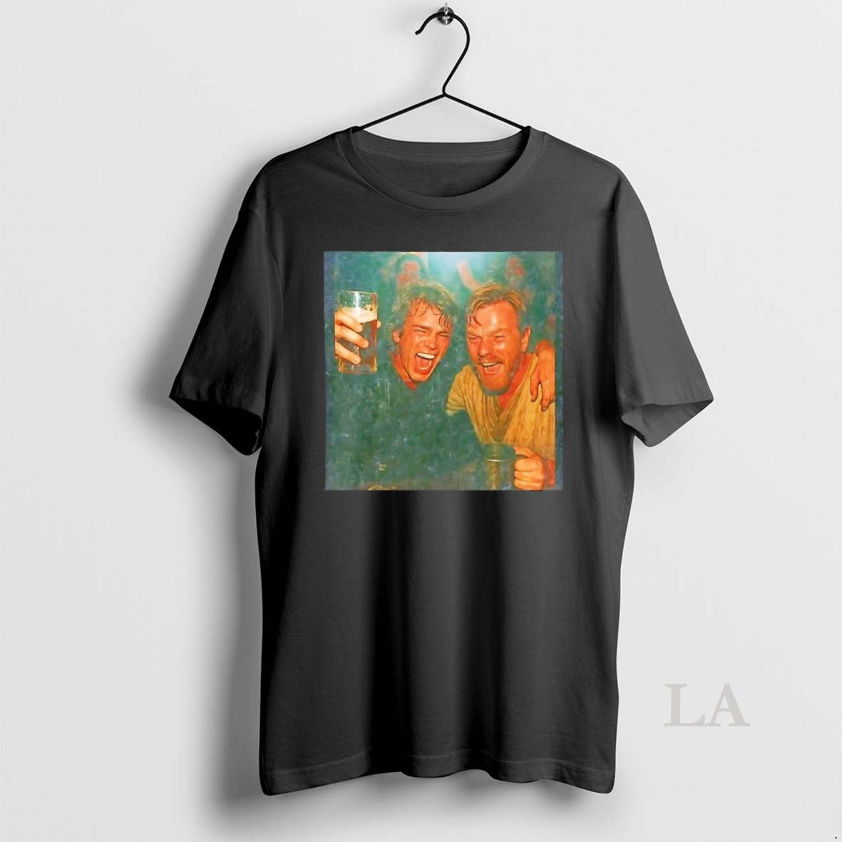 Original Anakin Skywalker And Obi Wan Kenobi Smile T-Shirts, Hoodie, Sweatshirt | RetroVerseTees.com