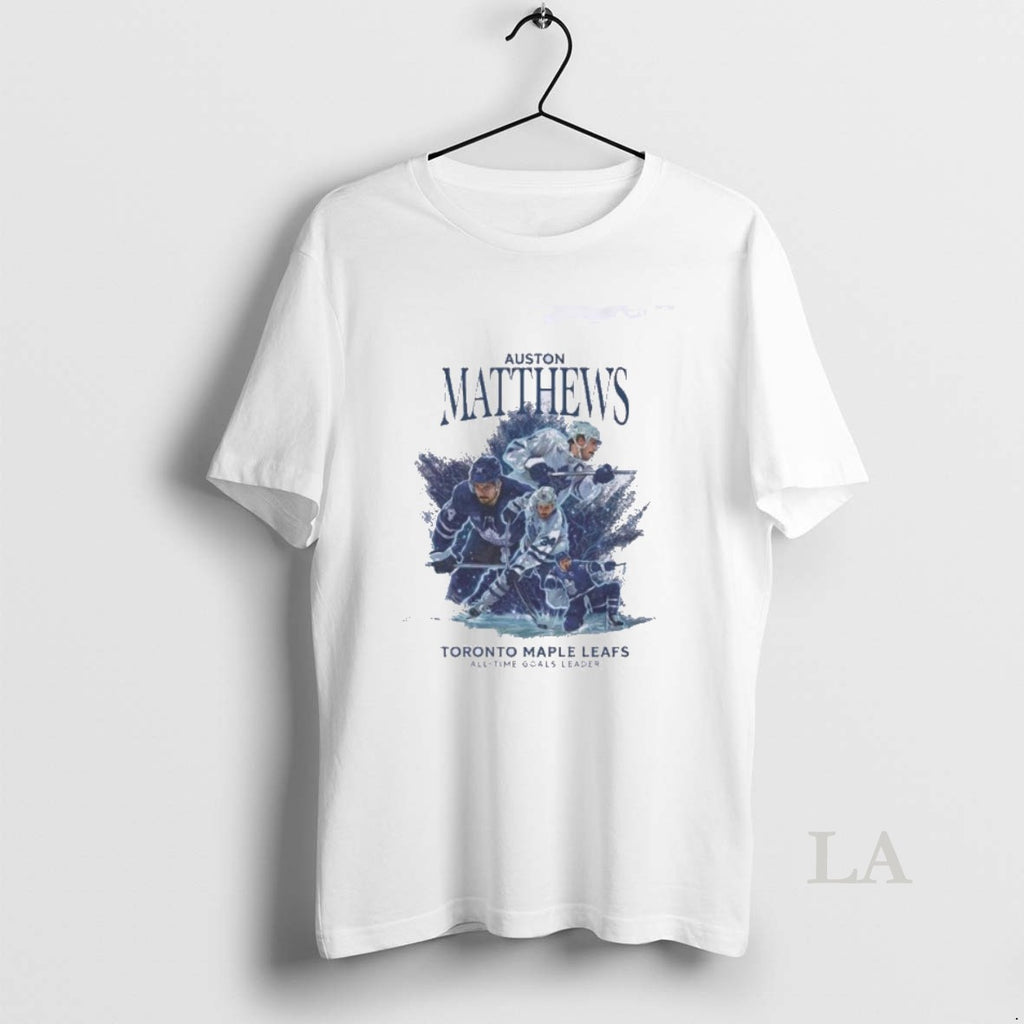 Original Auston Matthews Toronto Maple Leafs All Time Goals Leader T-Shirts, Hoodie, Sweatshirt | RetroVerseTees.com