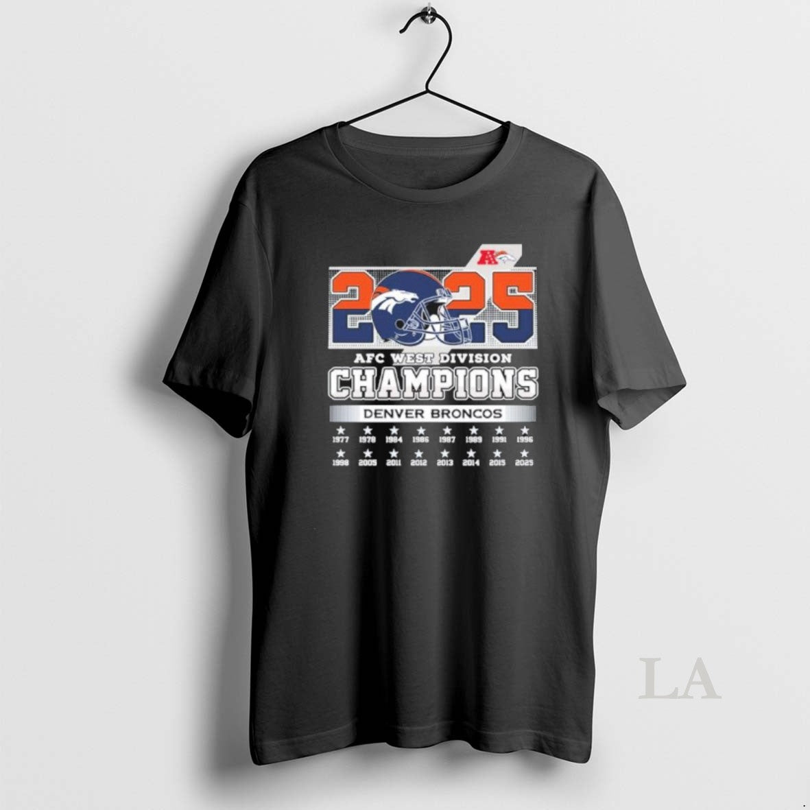 Original Broncos Afc West Division Champs T-Shirts, Hoodie, Sweatshirt | RetroVerseTees.com