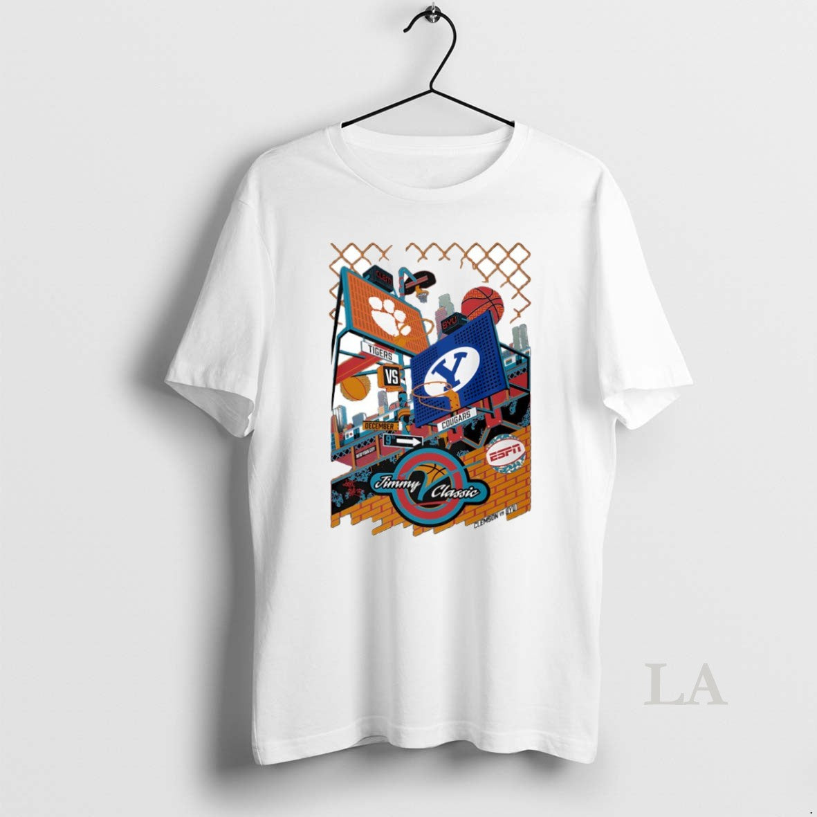 Original Clemson Tigers Vs Byu Cougars Jimmy Classic Circle T-Shirts, Hoodie, Sweatshirt | RetroVerseTees.com