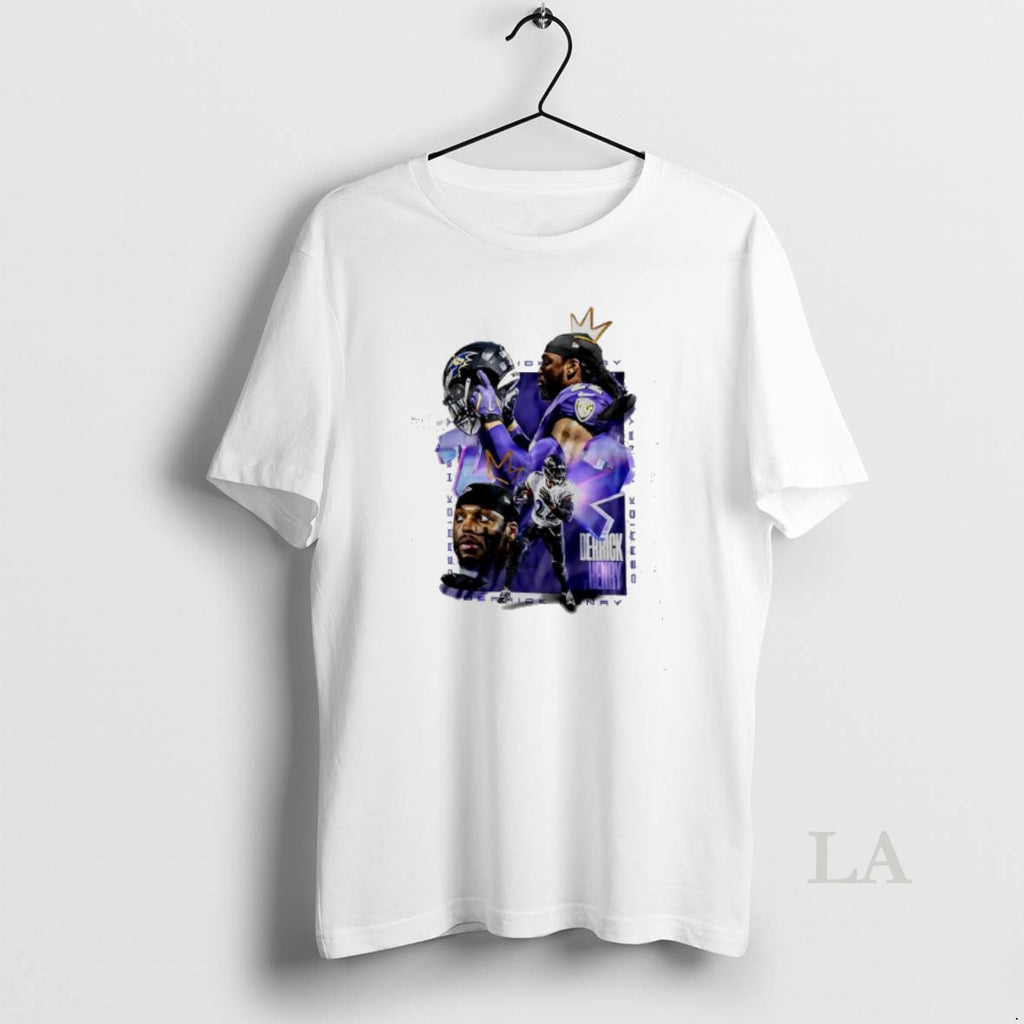 Original Derrick Henry King Henry Baltimore Ravens Graphic T-Shirts, Hoodie, Sweatshirt | RetroVerseTees.com