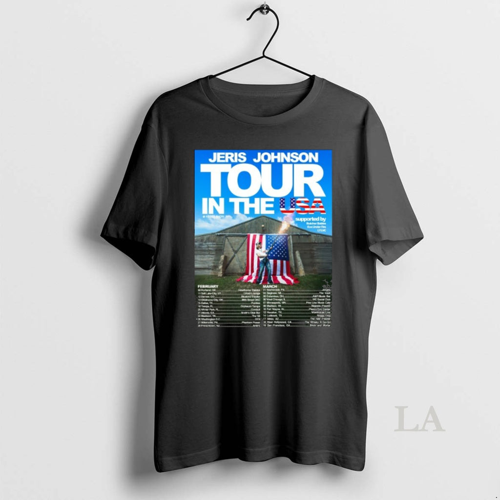 Original Jeris Johnson Tour In The Usa 2026 T-Shirts, Hoodie, Sweatshirt | RetroVerseTees.com