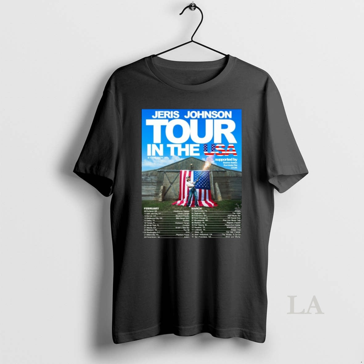 Original Jeris Johnson Tour In The Usa 2026 T-Shirts, Hoodie, Sweatshirt | RetroVerseTees.com