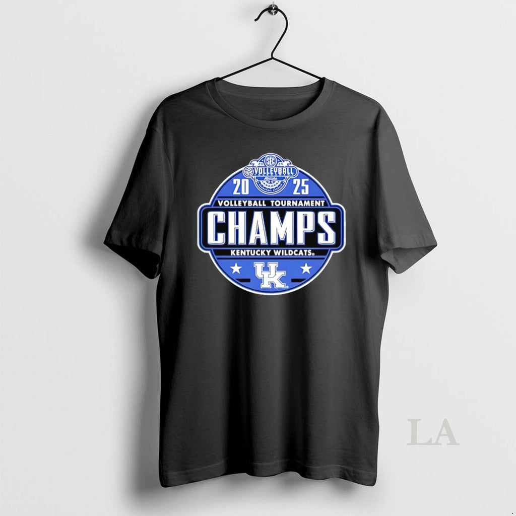 Original Kentucky Wildcats 2025 Sec Volleyball Tournament Champions T-Shirts, Hoodie, Sweatshirt | RetroVerseTees.com