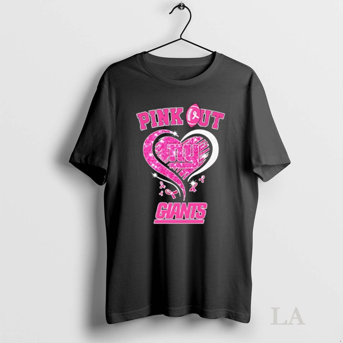 Original New York Giants X Pink Out Baseball Logo