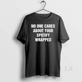 Original No One Cares About Your Spotify Wrapped T-Shirts, Hoodie, Sweatshirt | RetroVerseTees.com