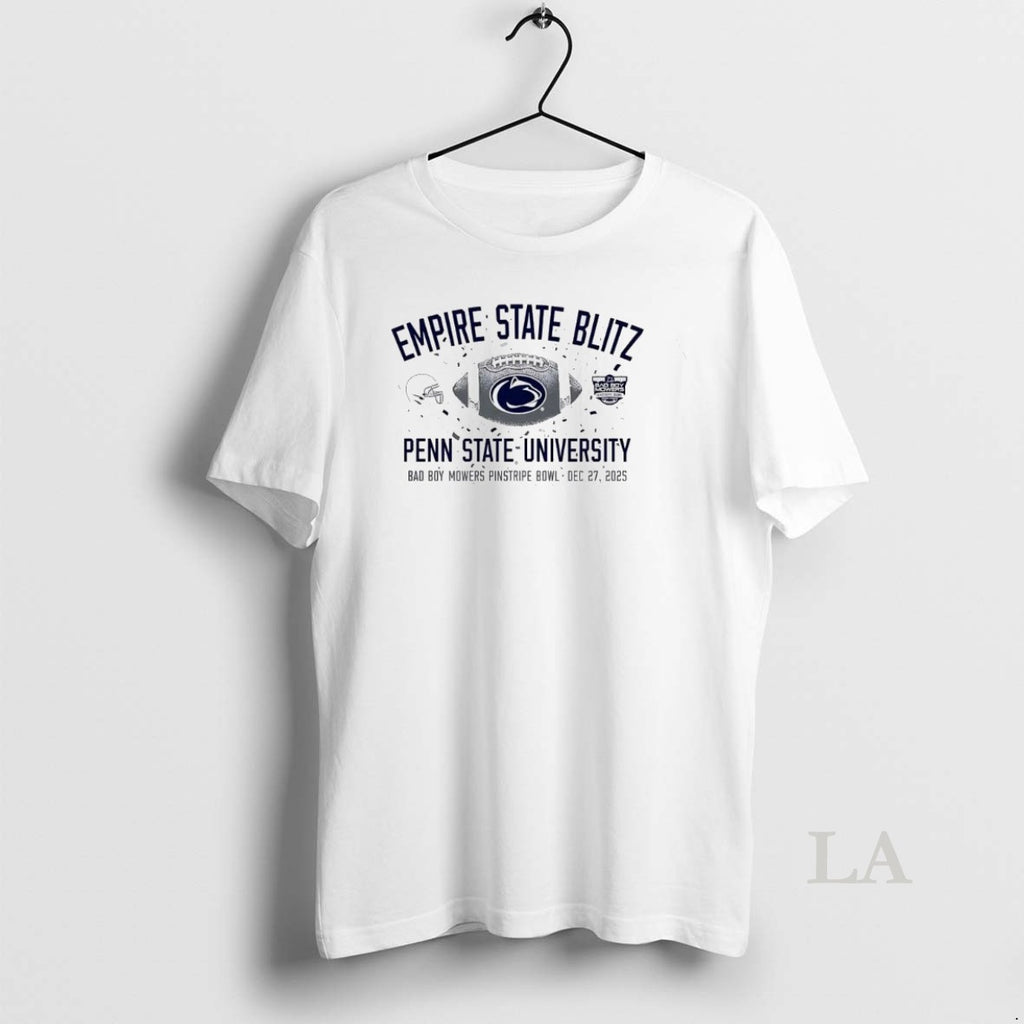 Original Penn State 2025 Pinstripe Bowl Champions Empire State Blitz T-Shirts, Hoodie, Sweatshirt | RetroVerseTees.com