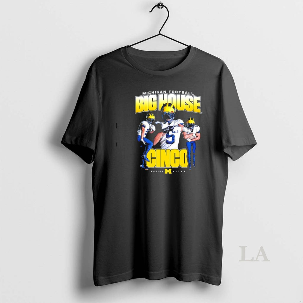 Original Savion Hiter Big House Cinco Michigan Wolverines Graphic T-Shirts, Hoodie, Sweatshirt | RetroVerseTees.com