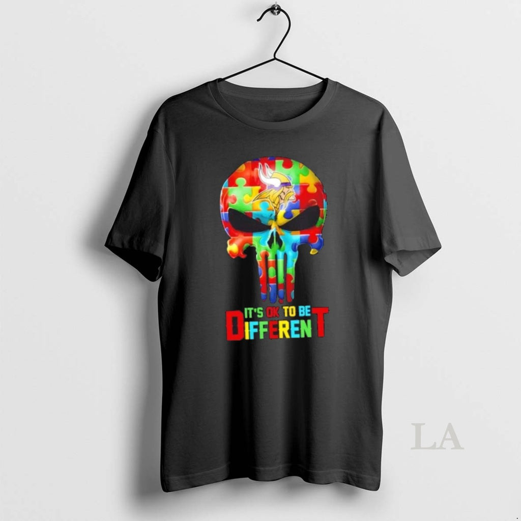 Original Skull Minnesota Vikings Its Ok To Be Different