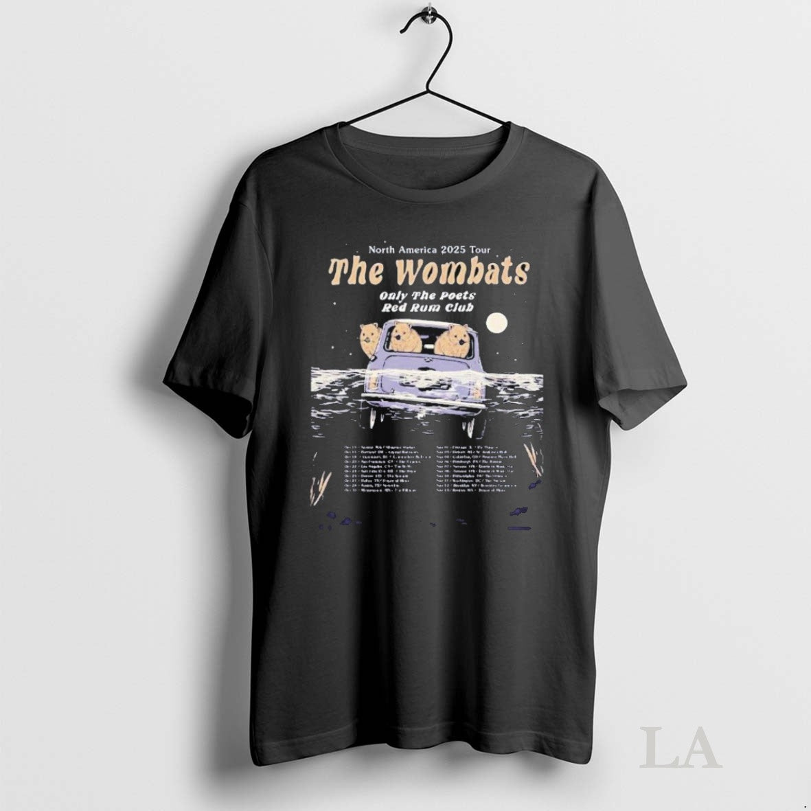 Original The Wombats North America 2025 Tour Only The Poets Red Rum Club Dates