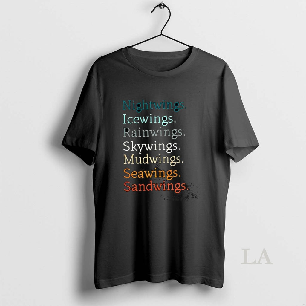 Original Wings Of Fire Dragons Names Of Dragon Tribes T-Shirts, Hoodie, Sweatshirt | RetroVerseTees.com