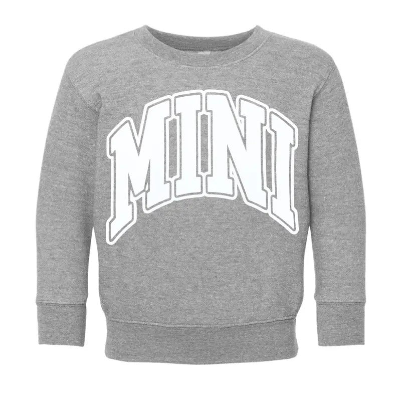PUFF Kids 'Mini' Crewneck Sweatshirt T-Shirts, Hoodie | RetroVerseTees.com