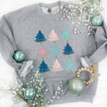 Pastel Tree Collage Sweatshirt T-Shirts, Hoodie | RetroVerseTees.com
