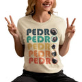 Pedro Pedro Pedro Retro Colorful T-Shirt, TikTok Viral Tee, Unisex Fashionable Meme Apparel, Gift for him, Gift for her...
