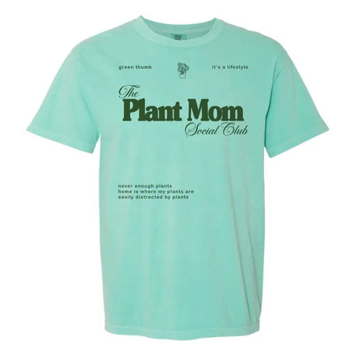 'Plant Mom Social Club' T-Shirt Hoodie, Sweatshirt | RetroVerseTees.com