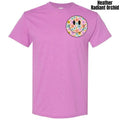 Pocket Size - Fun Flower Happy Face Gildan Short Sleeve T-Shirt 'NLB' Hoodie, Sweatshirt | RetroVerseTees.com