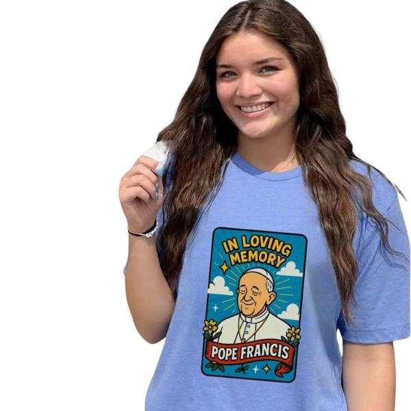 Pope Francis In Loving Memory 1936 2025  T-Shirt Hoodie, Sweatshirt | RetroVerseTees.com