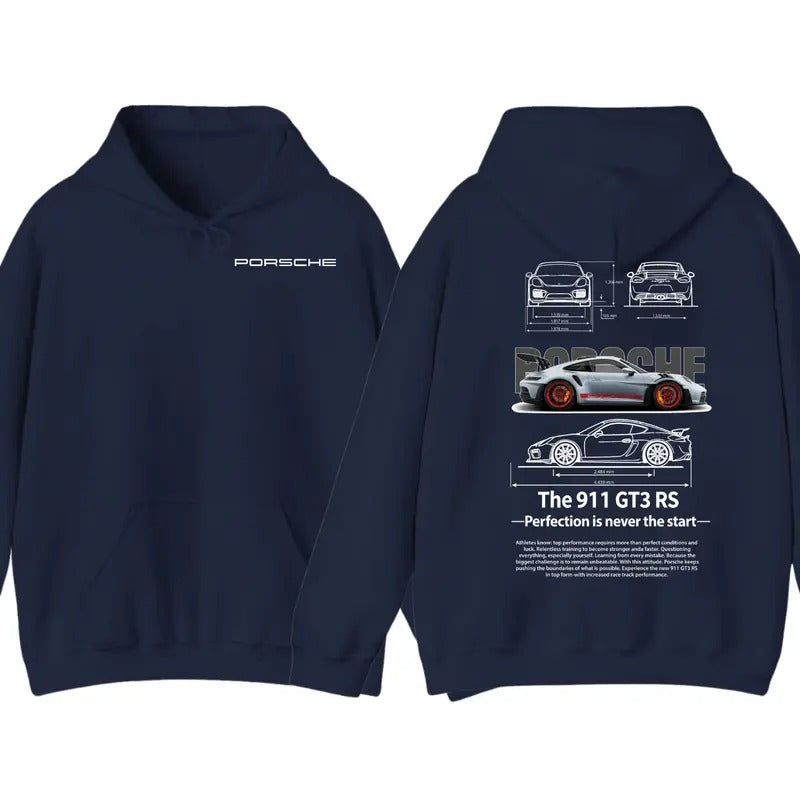 Porsche 911 Heritage Hoodie, Porsche 911 Heritage Sweatshirt: Elevate Your Style with Comfort and Legendary Design Casual...