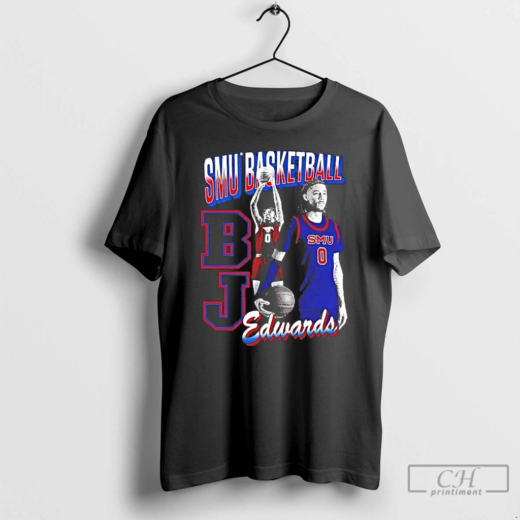 Premium Bj Edwards Jr 90s Graphic Smu Mustangs T-Shirts, Hoodie, Sweatshirt | RetroVerseTees.com
