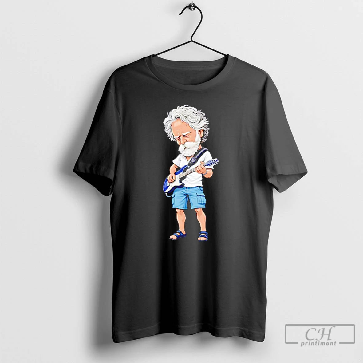 Premium Bob Weir Guitar Illustration T-Shirts, Hoodie, Sweatshirt | RetroVerseTees.com