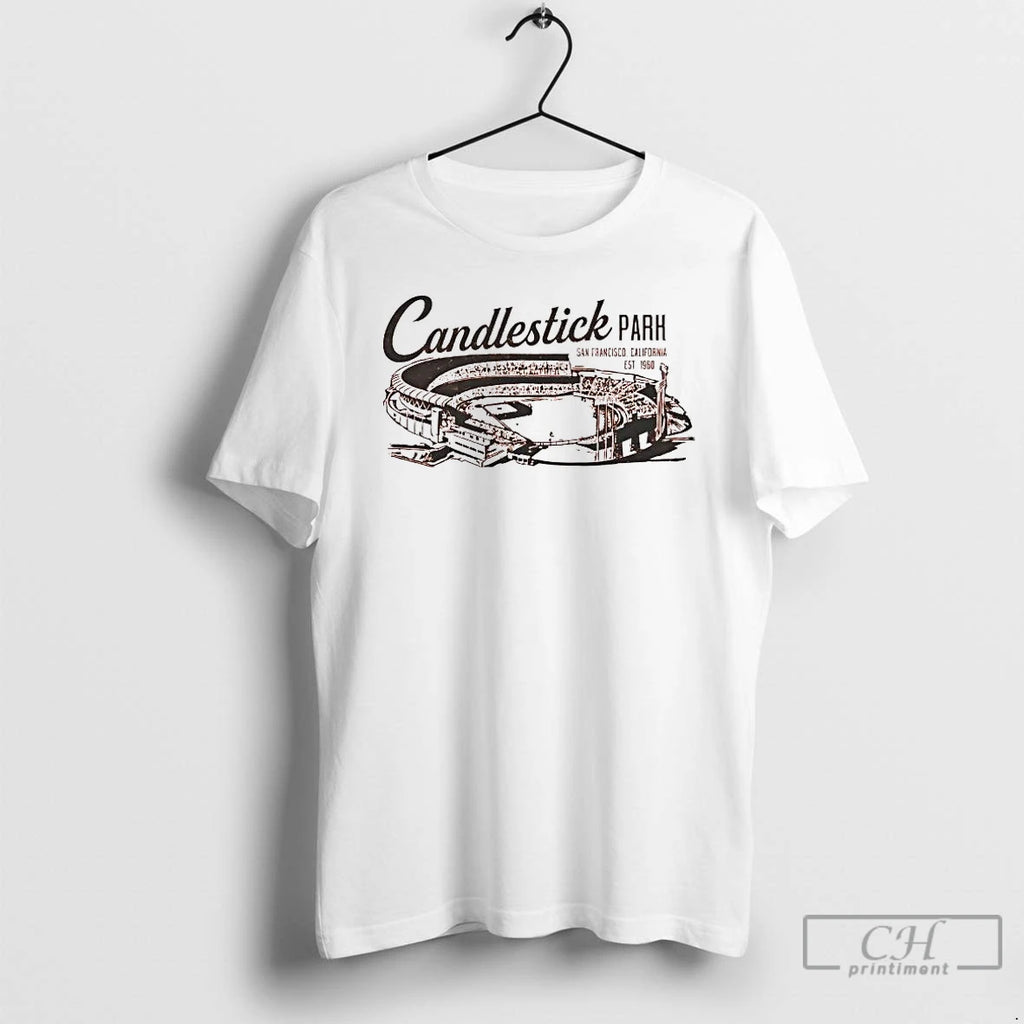 Premium Candlestick Park San Francisco Est 1960 T-Shirts, Hoodie, Sweatshirt | RetroVerseTees.com